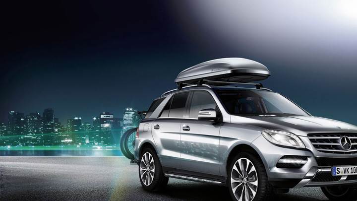 2012 Mercedes-Benz M-Class Accessories Side Front Pose In Silver
